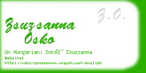 zsuzsanna osko business card